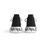 Men’s Speed 2.0 Lace-up Graffiti Recycled Knit Sneaker  in Black - Image 5